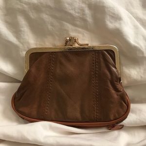 Handmade Leather Coin Clutch
